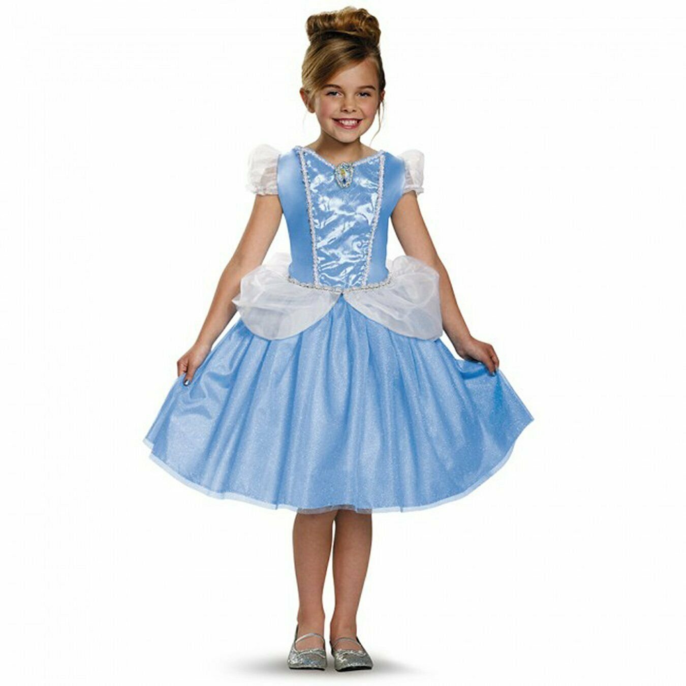 Disguise Cinderella Classic Disney Princess Cinderella Costume Medium 7-8