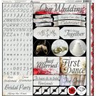 Wedding Day Variety Stickers 12"X12"-