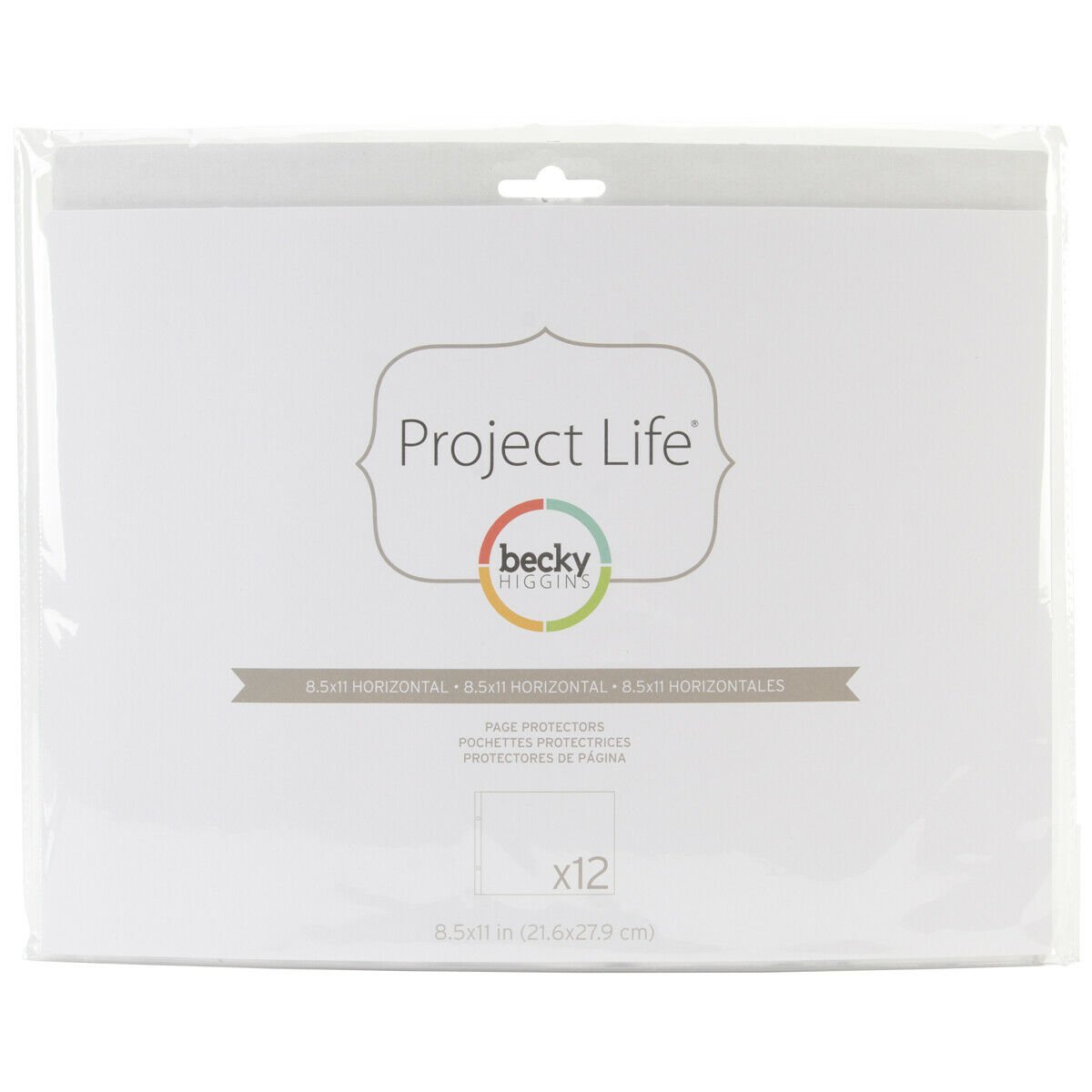 Project Life Page Protectors - Vertical 8"X10" 12/Pkg-