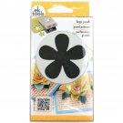 American Crafts Large Punch-Retro Flower, 2 inches