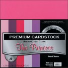 Darice Core'dinations Premium Smooth Assorted The Princess Colors Paper 12"x12"