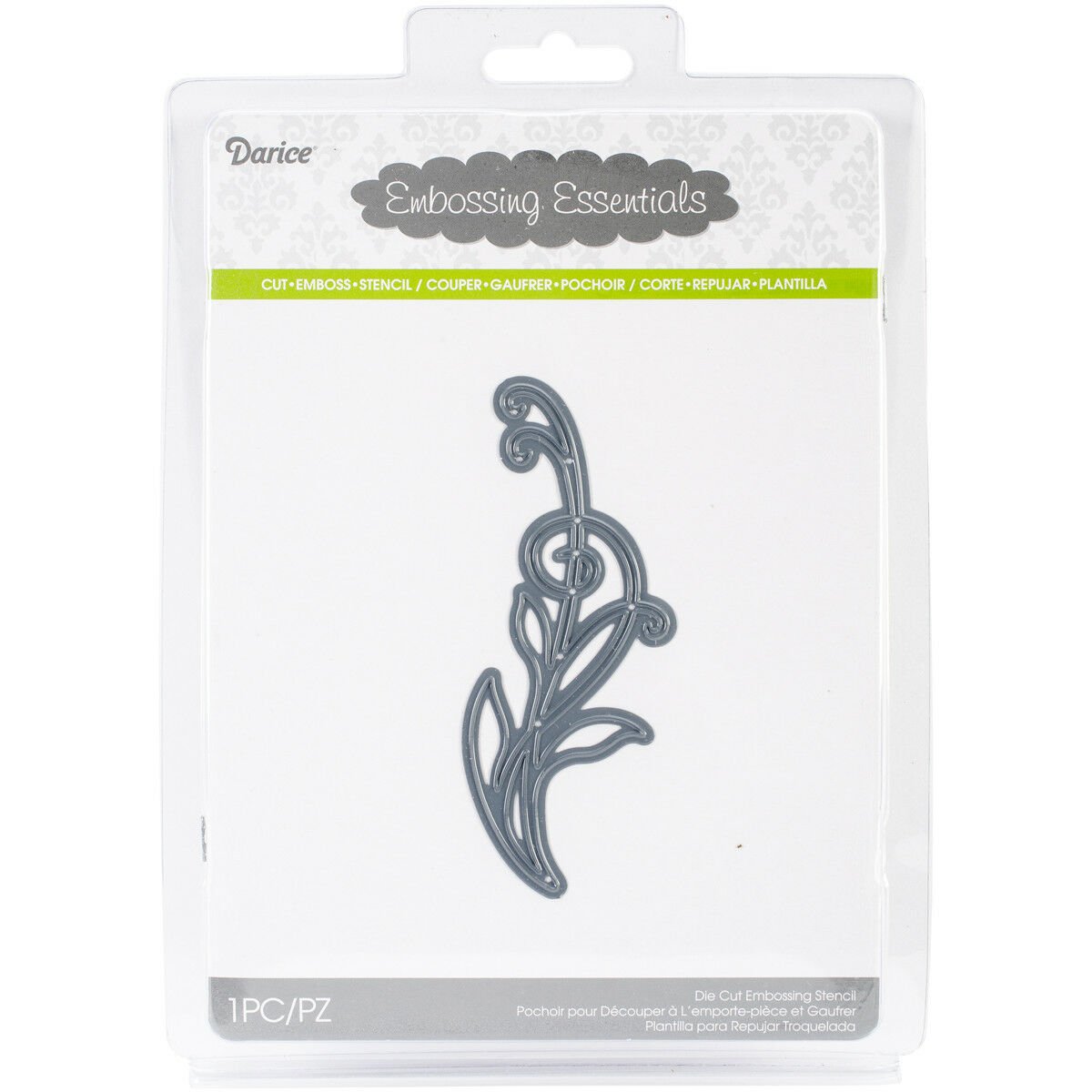 Darice Embossing Essentials Dies Abstract Swirl