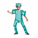 Disguise Armor Deluxe Minecraft Boys Costume Blue Small (4-6)