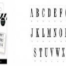 Heidi Swapp MARQUEE Love Lightbox Inserts Mini Serif Letters