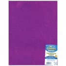 Darice Foamies Glitter Foam Sheet Purple 2mm thick 9 X 12 Inches
