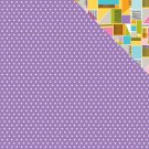 Bella Blvd Oh My Stars Collection 12 X 12 Double Sided Paper Plum Stars