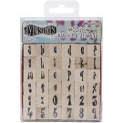 Ranger Dyan Reaveleys Dylusions Mounted Stamp Alphabet SetÂ 