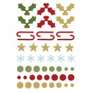 Simple Stories 7331 Classic Christmas Enamel Dots  Shapes