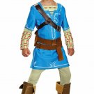 Disguise Link Breath Of The Wild Boys Deluxe Costume, Blue,Small(4-6X)
