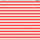 American Crafts -America The Beautiful - 12 x 12 Paper Pattern Flag Stripes