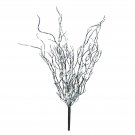 Darice Willow Pick Iced, White/Black 2 x 15 Inches