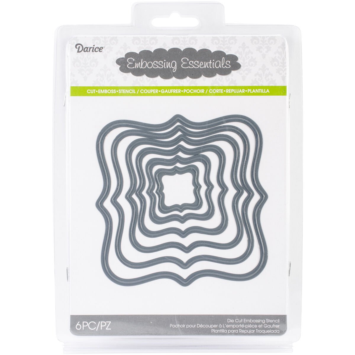 Darice Embossing Essentials Dies Nesting Squares