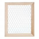 Darice Craftwood Chicken Wire Frame Unfinished 9.5 x 11.5 inches
