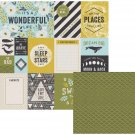 American Crafts  High Five Collection 12X12 Double Sided Paper Awesome