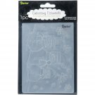 Darice Embossing Folder Tree Snowman 4.25 X 5.75 Inches