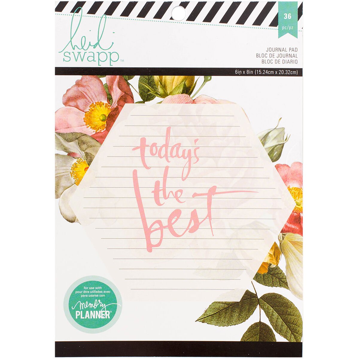 American Crafts Heidi Swapp Memory Planner Journal Paper Pad Large