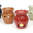Darice Flower Tart Warmer Brown 4 inch