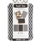 American Crafts Homemade With Love Food Craft Tins Large, Black And White