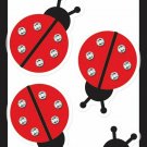 Me And My Big Ideas Phone Bling Removable Cell Phone Embellishment Lady Bugs