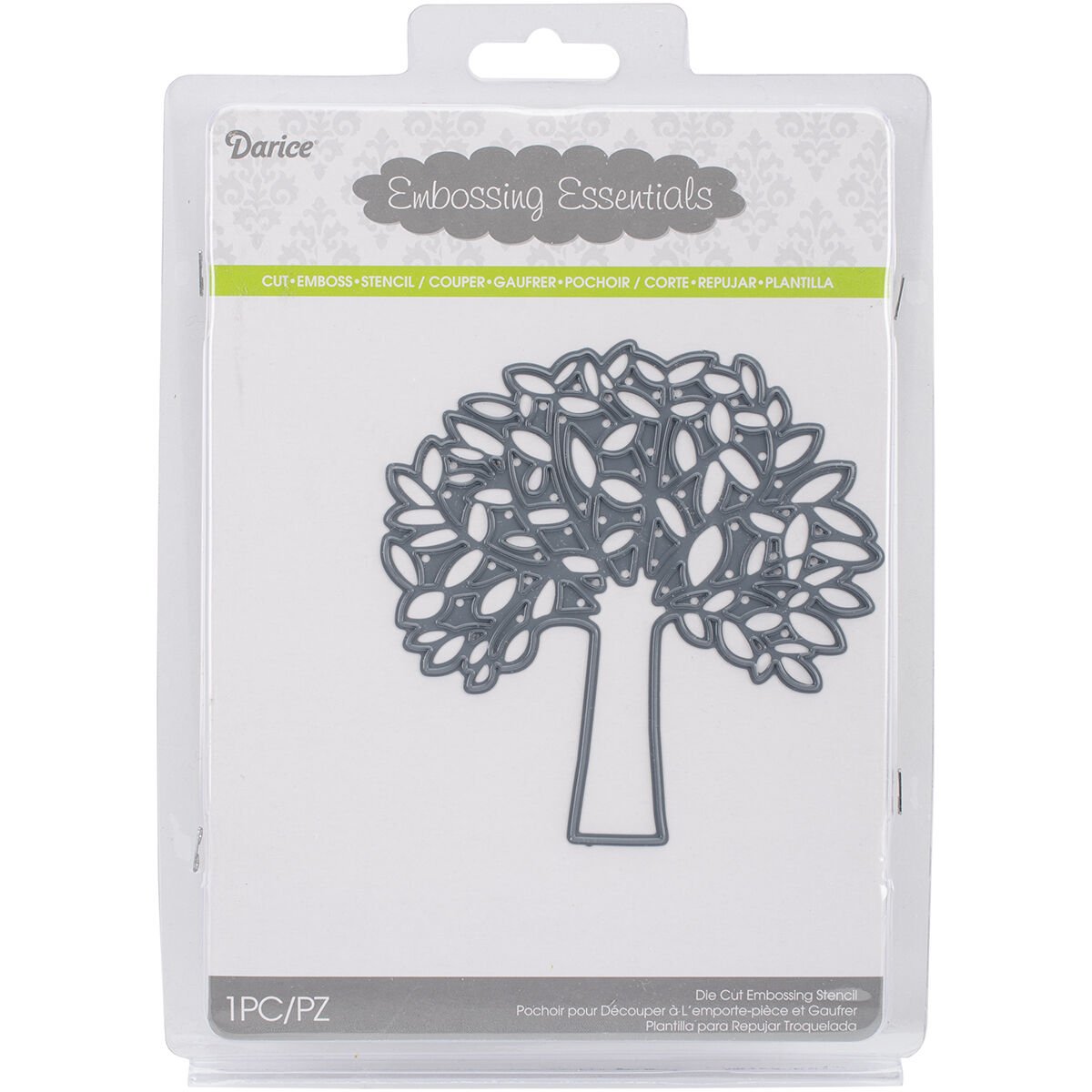 Darice Embossing Essentials Dies Leafy Tree