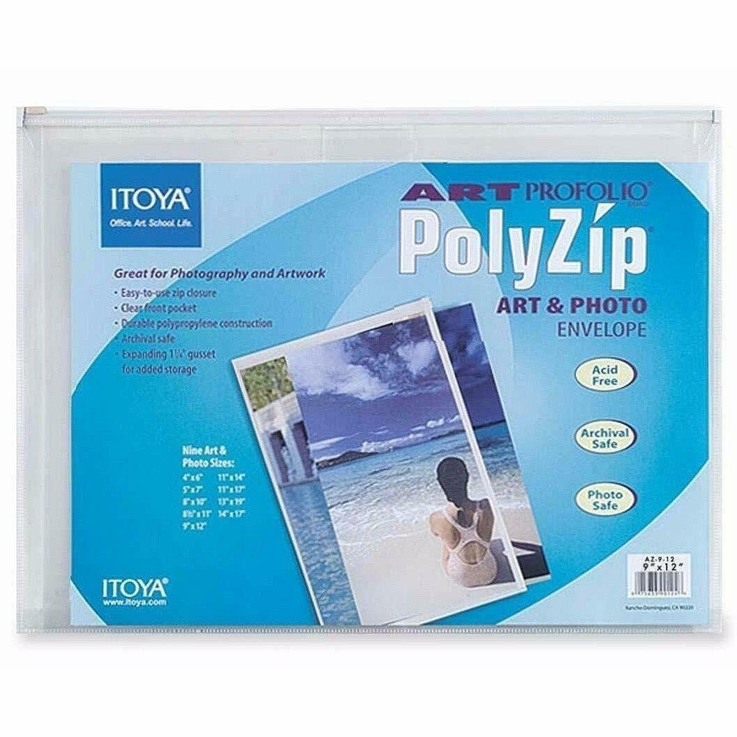 Darice Itoya Art Profolio PolyZip&acirc;�&cent; Envelope 5 in x 7 in