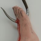Sunstar 17 inches Severed Mutilated Bloody Foot With Meat Hook