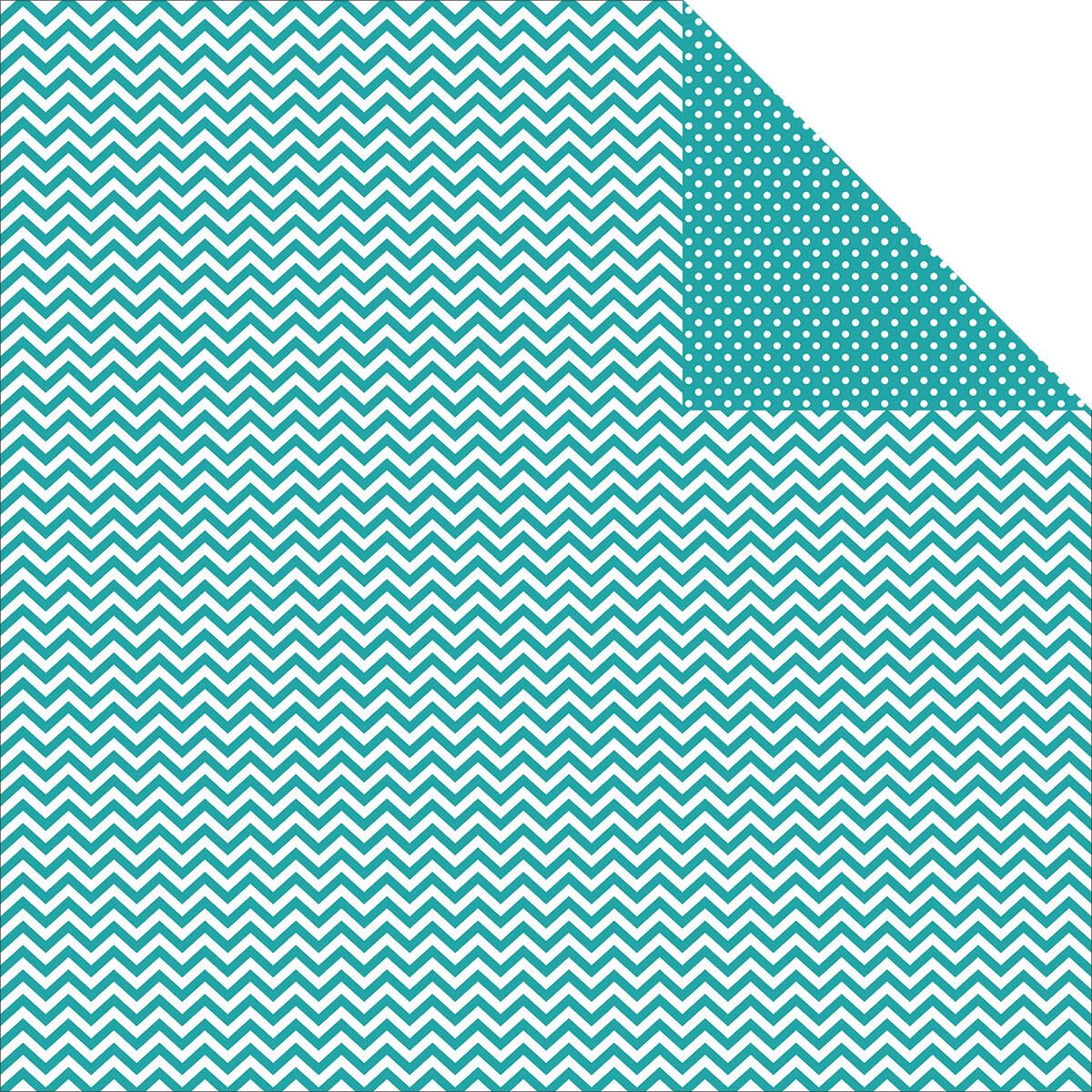 Simple Stories Snap Color Vibe Collection Paper 12"x 12" Peacock