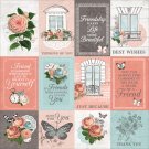 kaiser Craft  Ooh La La Collection  12 X  12 Paper with Glossy Accents  Friends
