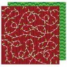 American Crafts All Wrapped Christmas 12X12 Double Sided Paper Merry And Bright