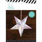 American Crafts Heidi Swapp Paper Lanterns Small Star Iridescent