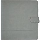 kaiser Craft Planner Grey Leather With Stitched Accents