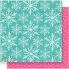 American Crafts Snow Cocoa Double Sided Cardstock 12 X12 Wonderland