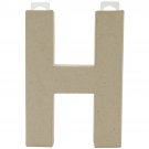 Darice Paper Mache Letter H 8 X 5.5 Inches