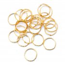 Darice Victoria Lynn Mini Wedding Rings Gold & Aluminum 3/4 inches