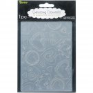 Darice Embossing Folder Layered Hearts 4.25 X 5.75 Inches