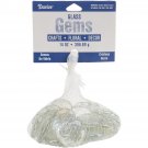 Darice Glass Wafers in Mesh Bag Clear Luster 14 oz