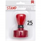 American Crafts Deck the Halls Christmas Self Inking Stamp Do Not Open