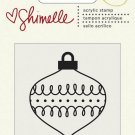American Crafts Christmas Magic Collection Clear Acrylic Stamps Ornament