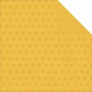 Simple Stories Say Cheese Collection 12 X 12 Double Sided Paper Yellow Dots