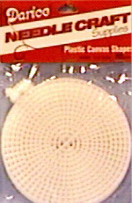 Darice Plastic Canvas Shape - Round - 4.5 Inches
