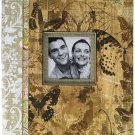 K&Company Vintage Floral Patterned Post Bound Window Album 8.5X11 inches