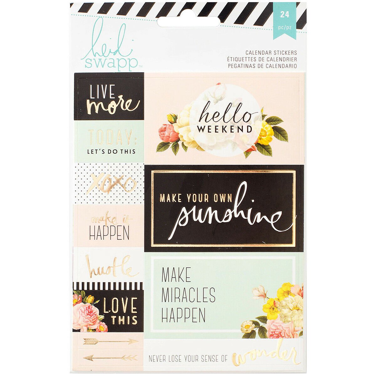 Heidi Swapp Memory Planner Stickers 2/Pkg-Calendar