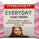 Premier Yarns Everyday Plaid-Pink Silver Plaid