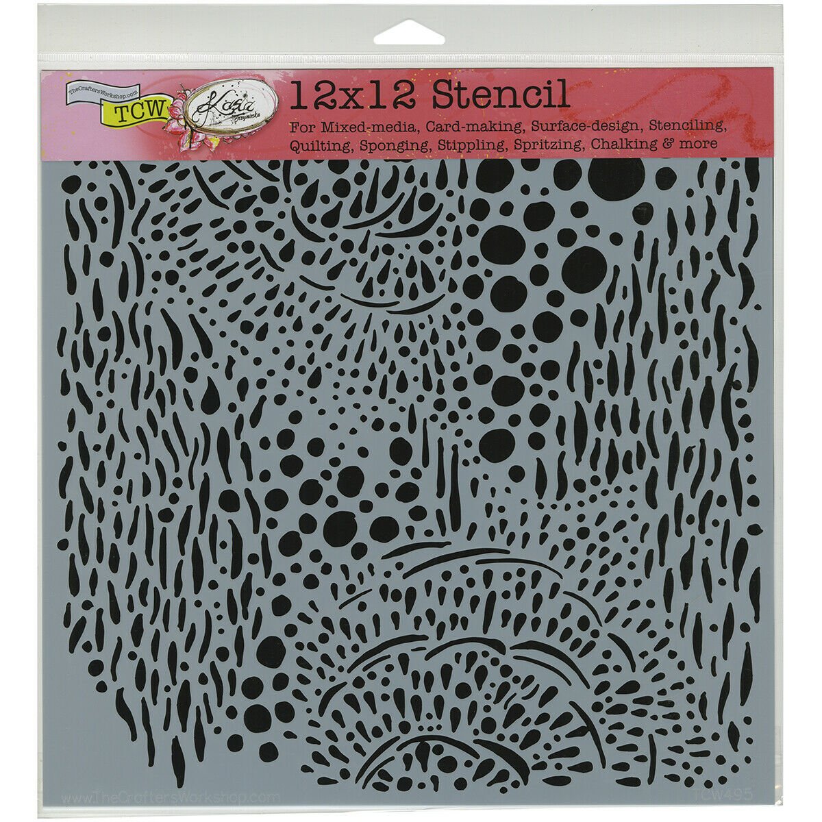 Crafter'S Workshop Template 12"X12"-Sea Bubbles