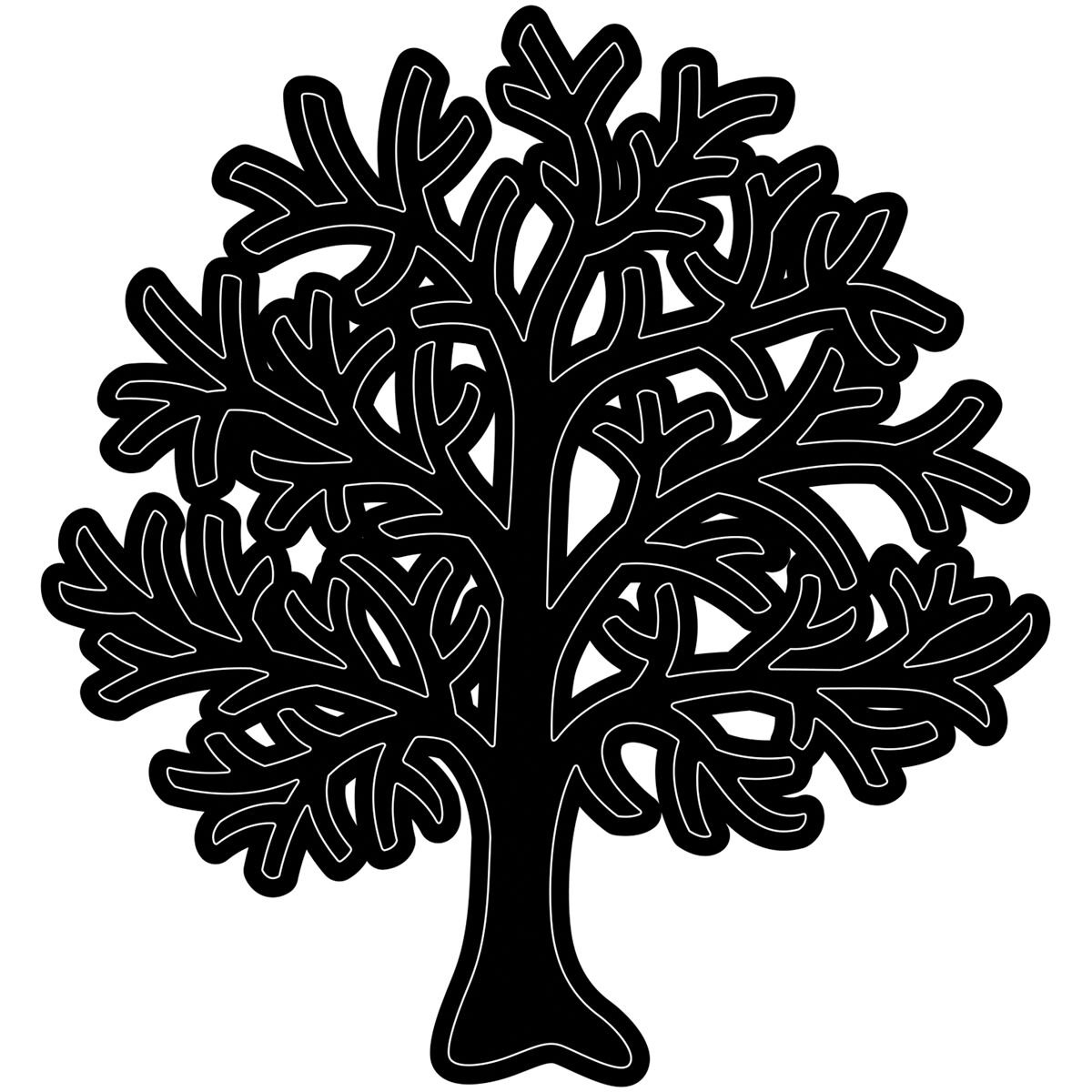 Darice Embossing Essentials Dies Branched Tree