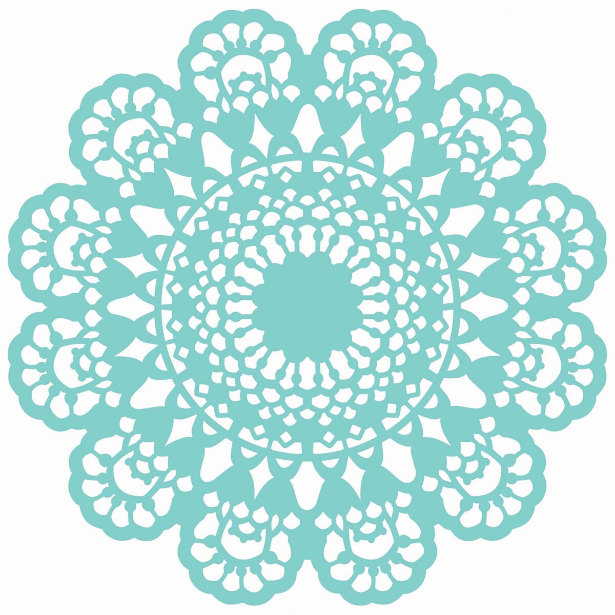 Kaiser Craft Stencils Template Lace Doily