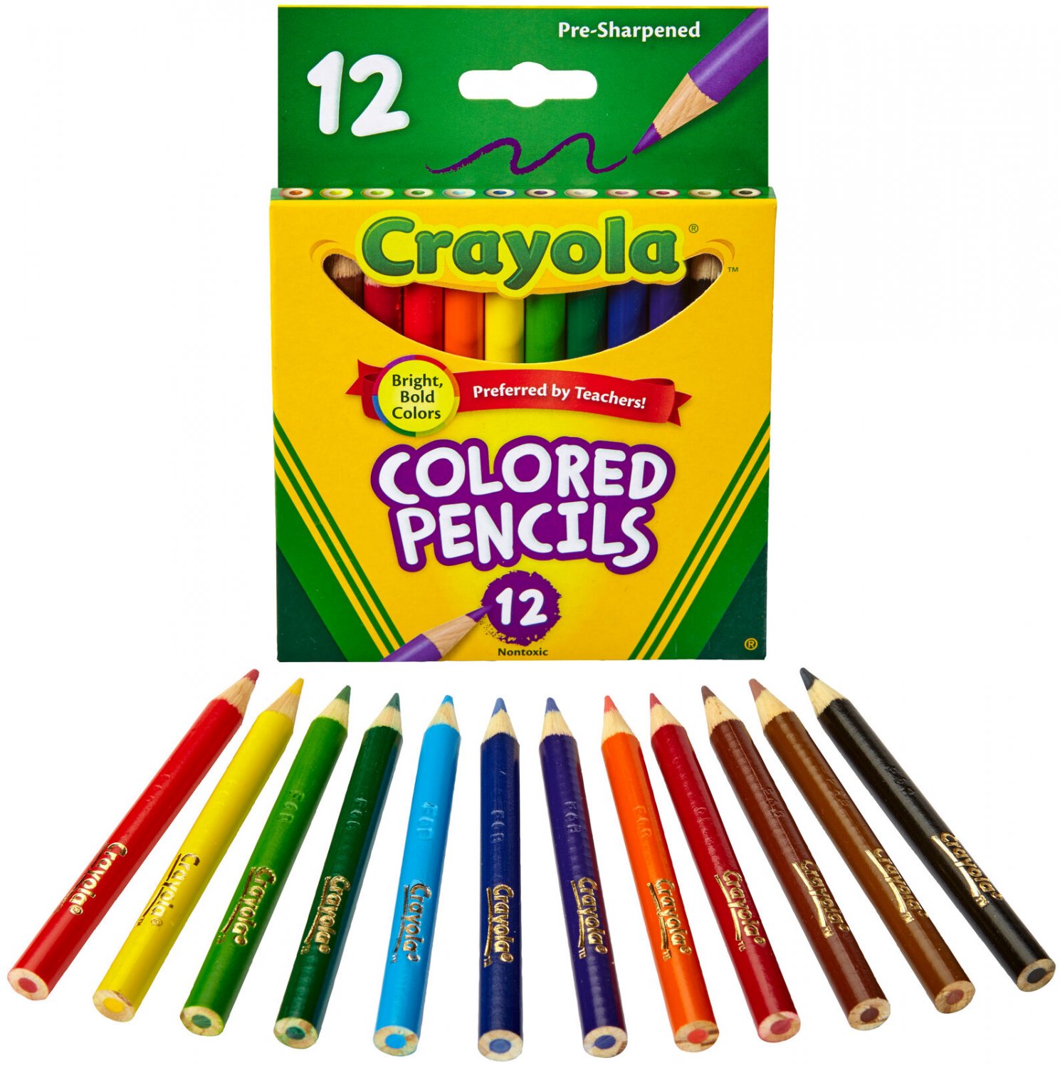 Crayola Colored Pencils-12/Pkg Short
