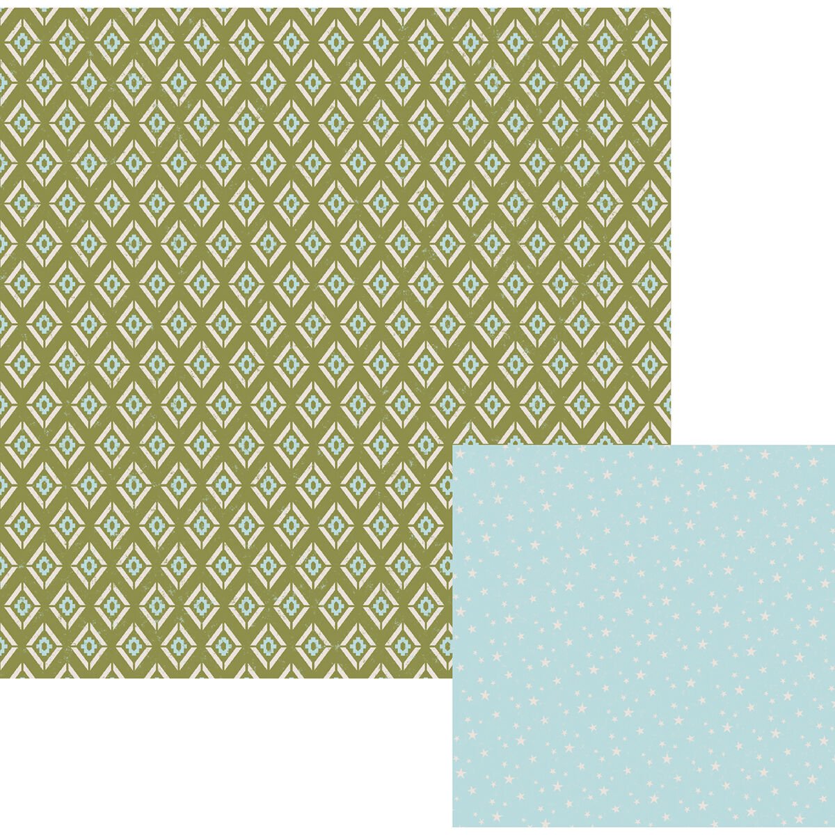 American Crafts  High Five Collection 12X12 Double Sided Paper Good Vibes