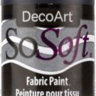 Sosoft Fabric Acrylic Paint 1Oz-Lamp Black