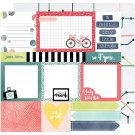 American Craft Saturday Collection 12 X 12 Double Sided Paper Pizza Pie